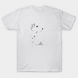 White Wolf in the Snow T-Shirt